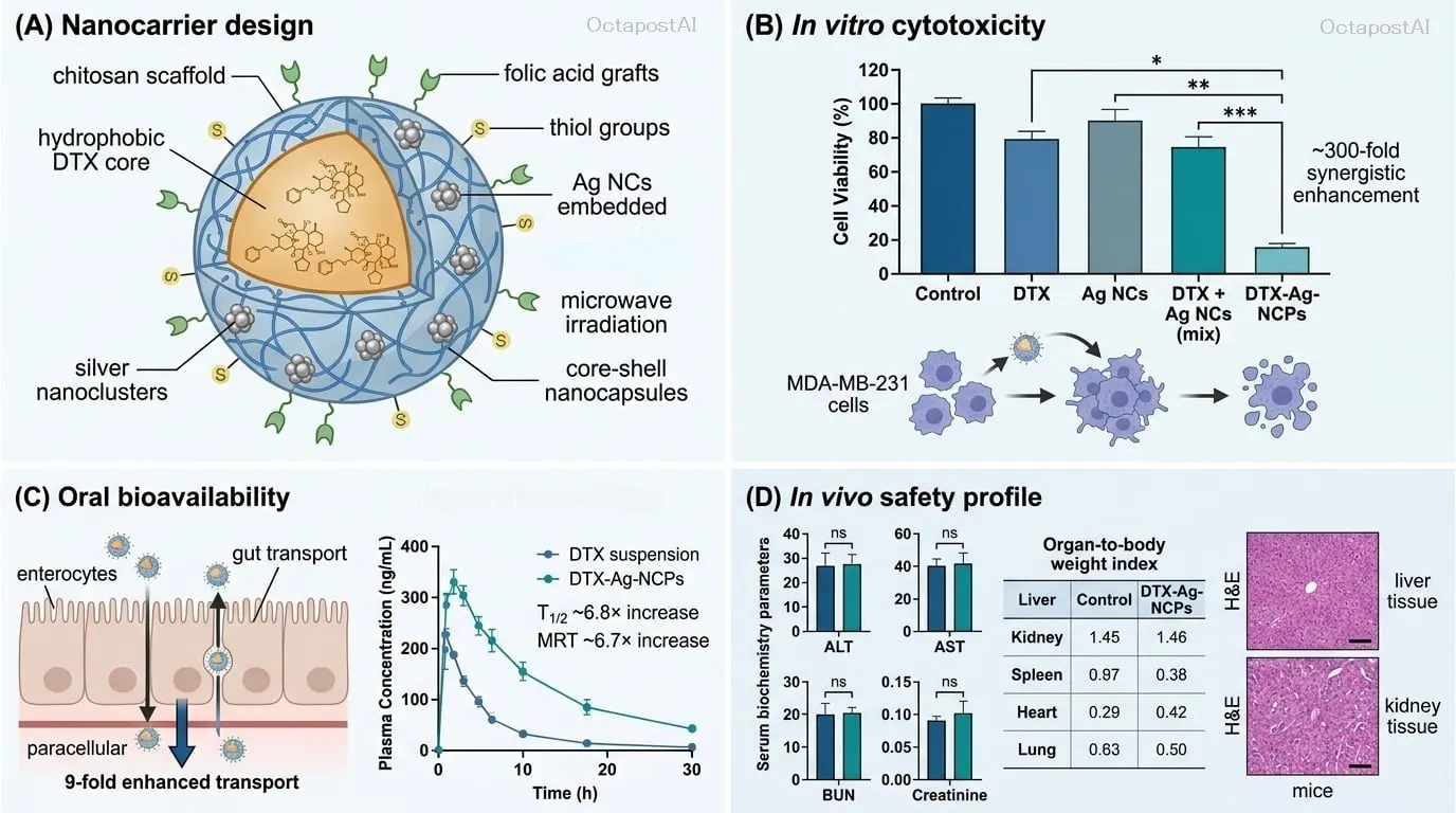 Docetaxel loaded nanocarriers for cancer