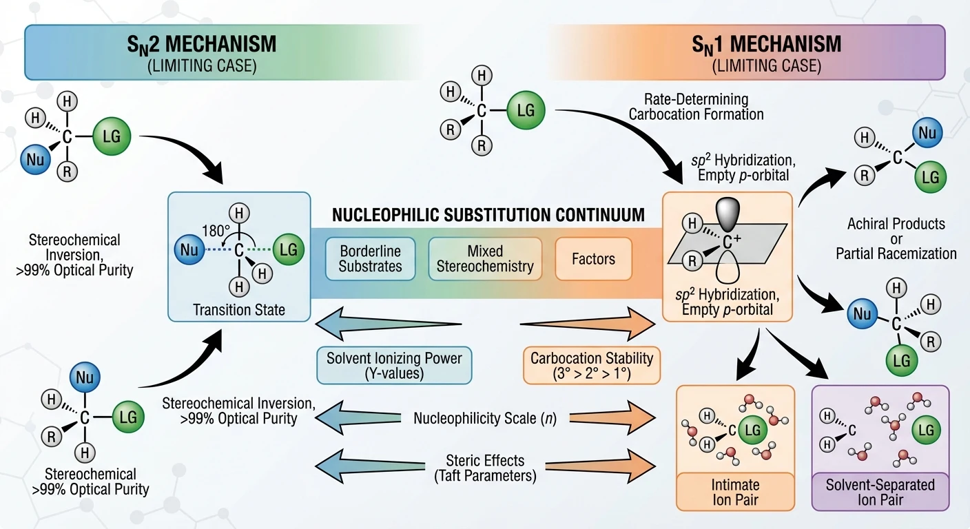 SN1-SN2 Mechanism